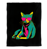 Colorful Cat Spectators Duvet Cover - Beyond T-shirts